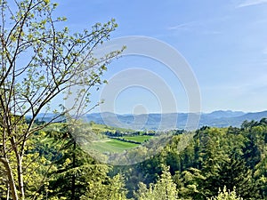 View of Tuscany Italy photo