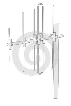 Image of tv antenne photo