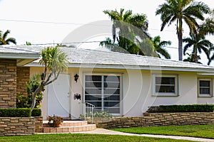 Old Florida home built in the 1950`s