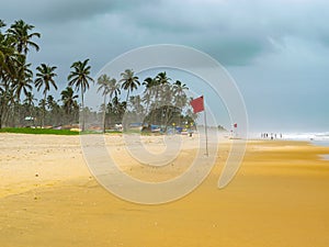 Image Of Uncrowded peaceful and colorful beaches in south Goa. India