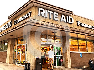 Image of Union tpke queens in america. Rite - aid corporation drugstore.