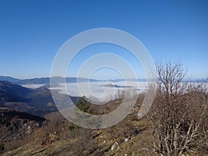 Image of the unusual cloudes patterns