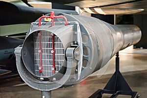 Image of V-1`s pulsejet engine, used in the V1 Vengeance Weapon 1