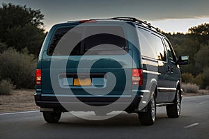 An image of VAN rear view