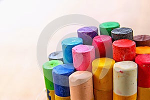 Image of varius colorful crayons