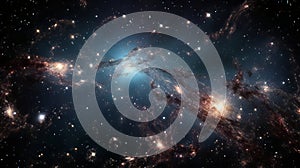 Image of a very large galaxy in the sky