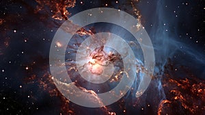 Image of a very large star in the sky