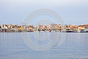 view to Milazzo Sicily Italy photo