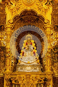 Image of the Virgen del Rocio in Almonte, Huelva. photo