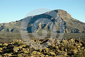 Image of a volcanic landscape