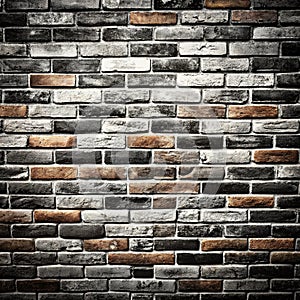 The image of the wall, for use as a background. Image includes an effect of the black and white tones