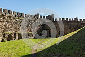 Belver castle walls