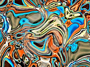 Image of warped abstract patterns