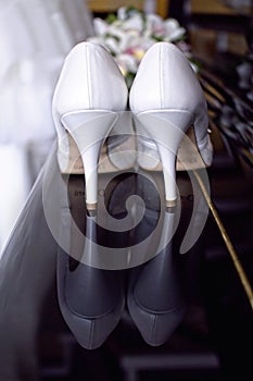 Bride shoes photo