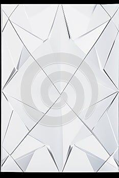 an image of a white paper with a star pattern on it