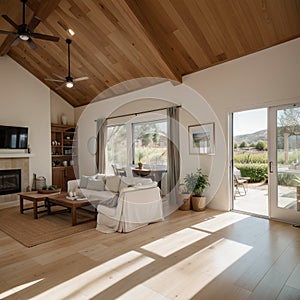 Wine Country ADU Living Room and Kitchen with a View photo