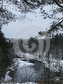 image of winter karelian nature