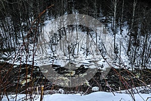 image of winter karelian nature