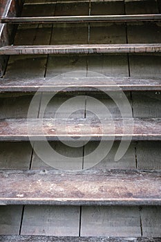 Image of a wooden staircase