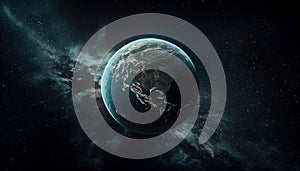 Imagery of imaginary planets for your cosmic image. Ai generated