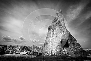 Images of the cappodocia rock formations in Turkey