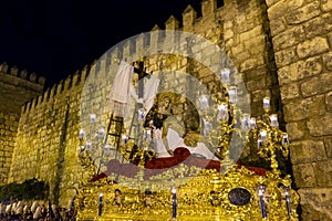 images of the holy week of Seville, brotherhood of El Baratillo