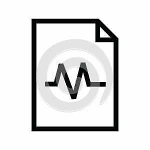 Images and Text on Page icon vector