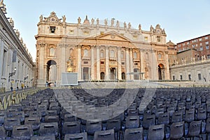 Images of Vatican City and Saint Peters Basilica, wholly situated within Rome