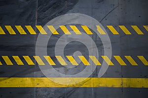 ImageStock Construction background featuring bold yellow line striping for heightened visibility