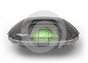 The Imaginary Soccer Stadium, 3d rendering