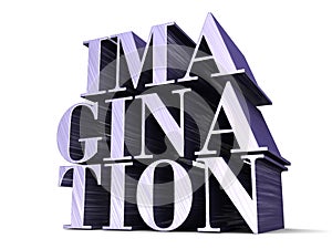 IMAGINATION 3D lettering