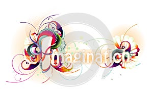 Imagination Text vector