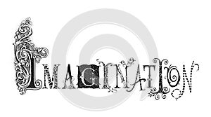 Imagination Typography Illustration