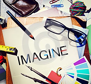 Imagine Imagination Vision Creative Dream Ideas Concept