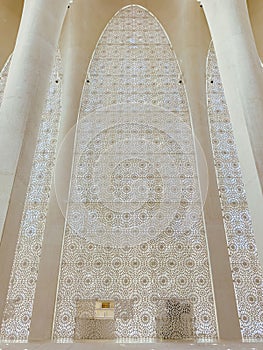 Imam Al-Tayeb Mosque at The Abrahamic Family House in Abu Dhabi photo