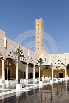 Imam Turki bin Abdullah Mosque near Dira Square in downtown Riyadh in Kingdom of Saudi Arabia