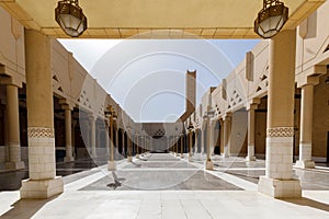 Imam Turki bin Abdullah Mosque near Dira Square in downtown Riyadh in Kingdom of Saudi Arabia