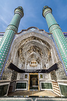 Imamzadeh Helal Ali shrine in Aran va Bidgol, Iran