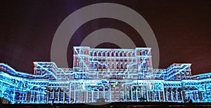 Imapp 2016, Lights on the house of the people, Bucharest