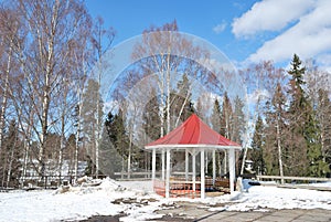 Imatra, Finland. Kruununpuisto Park