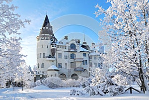 Imatra, Finland, in winter