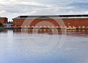 Imatra. Hydroelectric power station building