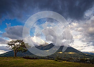 The Imbabura inactive stratovolcano in Ecuador