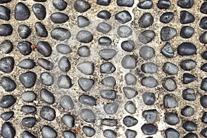 Imbedded pebbles