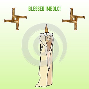 Imbolc greeting card
