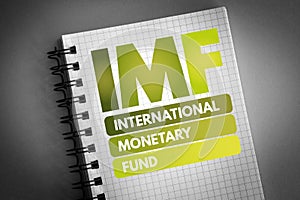 IMF - International Monetary Fund acronym