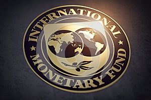 IMF International Monetary Fund symbol or sign photo