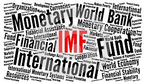 IMF word cloud concept