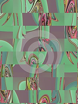 abstract background pattern. fantasy pattern in mint and mauve