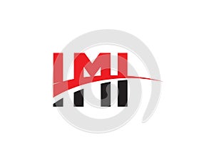 IMI Letter Initial Logo Design Vector Illustration